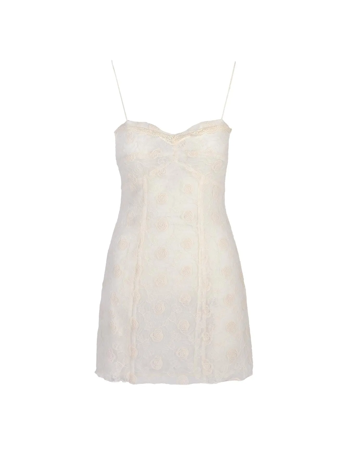 Isebel Lace Mini Dress White Youth Flair