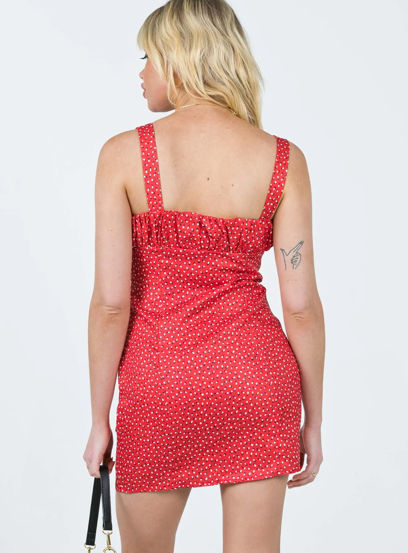 Fashion Rebel Street Icon Freya Mini Dress Red
