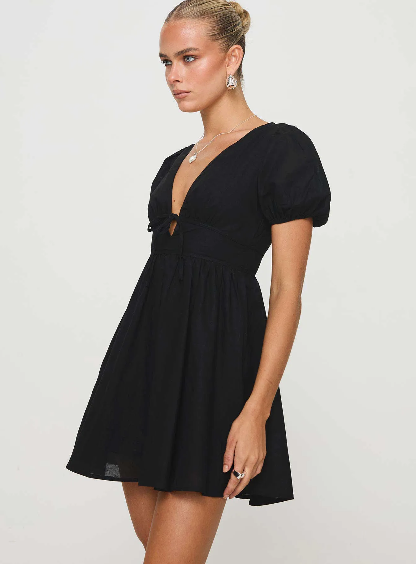 Trend Soft Raleigh Mini Dress Black