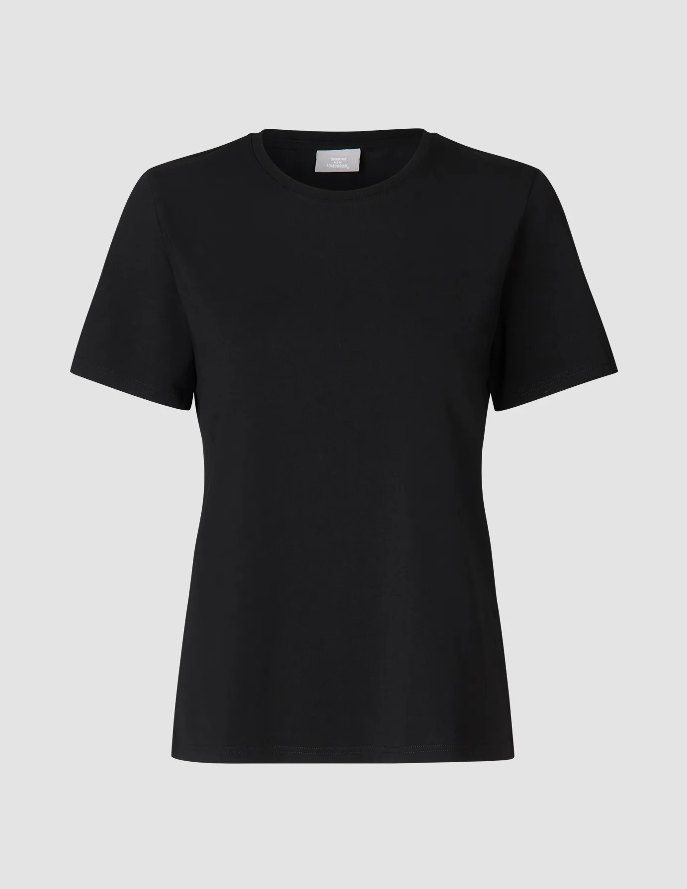 Supima Autograph T-shirt Black Smile Ease FoldableDesign