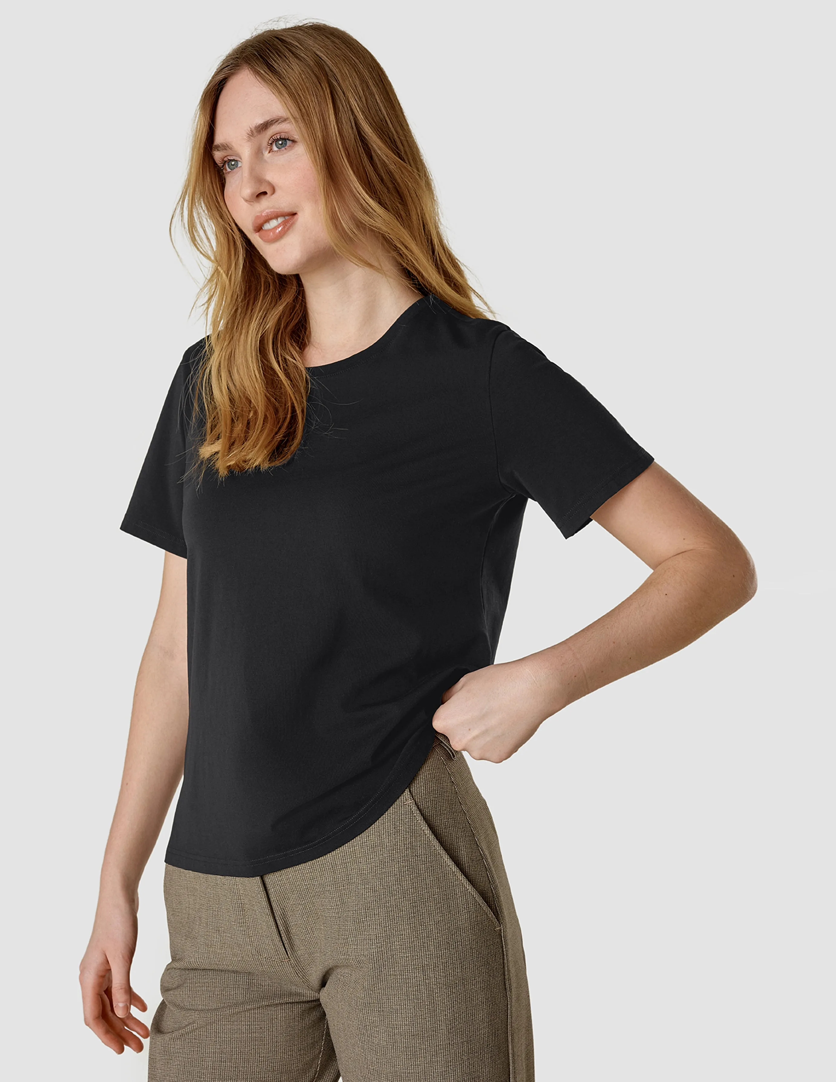 Supima Autograph T-shirt Black Epic Glow Luxury Core