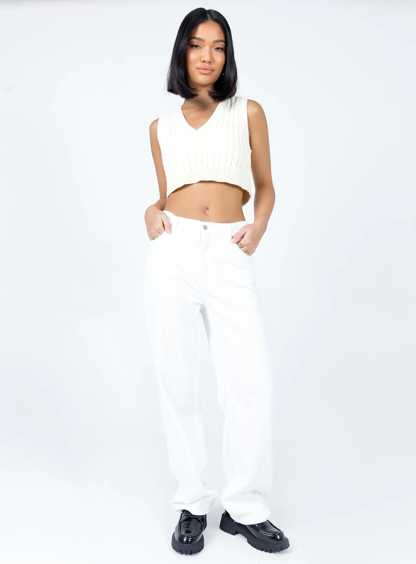 Festival Outfit Urban Explorer Abrand Slouch Jeans Marshmellow Cord