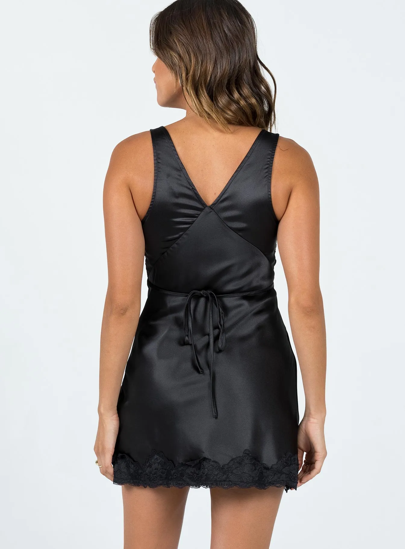 Athenia Mini Dress Black Cozy Fit Style Daytime casual mini