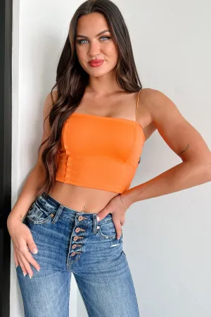 Yani Square Neck Tank Top (Orange) Adaptation - quick