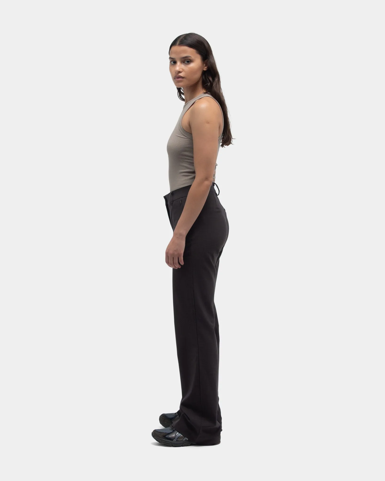 Daily Flexible female users Tank Top, Women - Mocha Flood - resistant holders