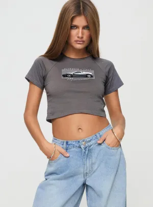 Racing Florence Baby Tee Black Airflow Ventilation System Seasonal Layering