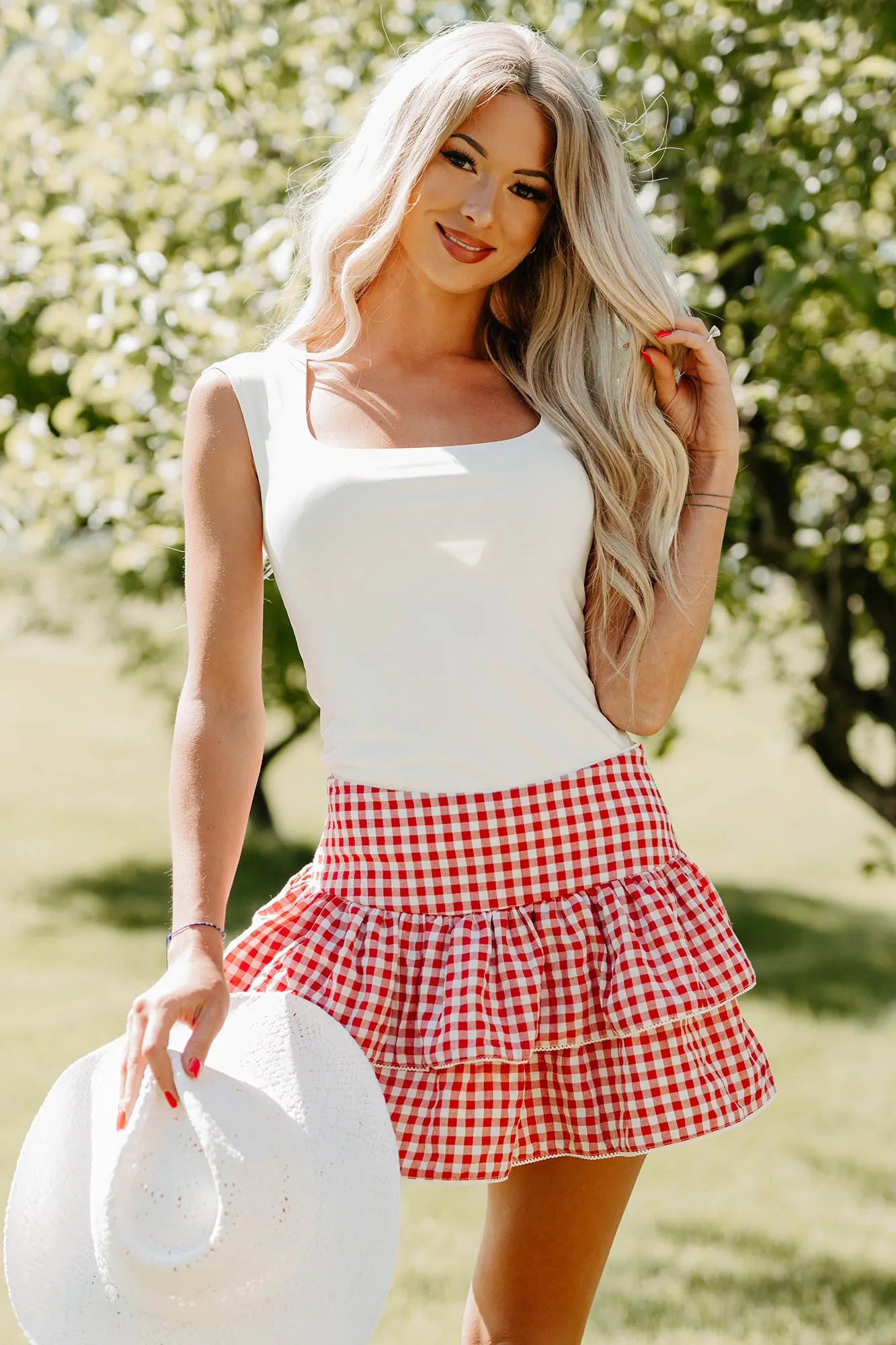 Skipping Town Square Neck Top (Off White) low precision applications Travel Comfort