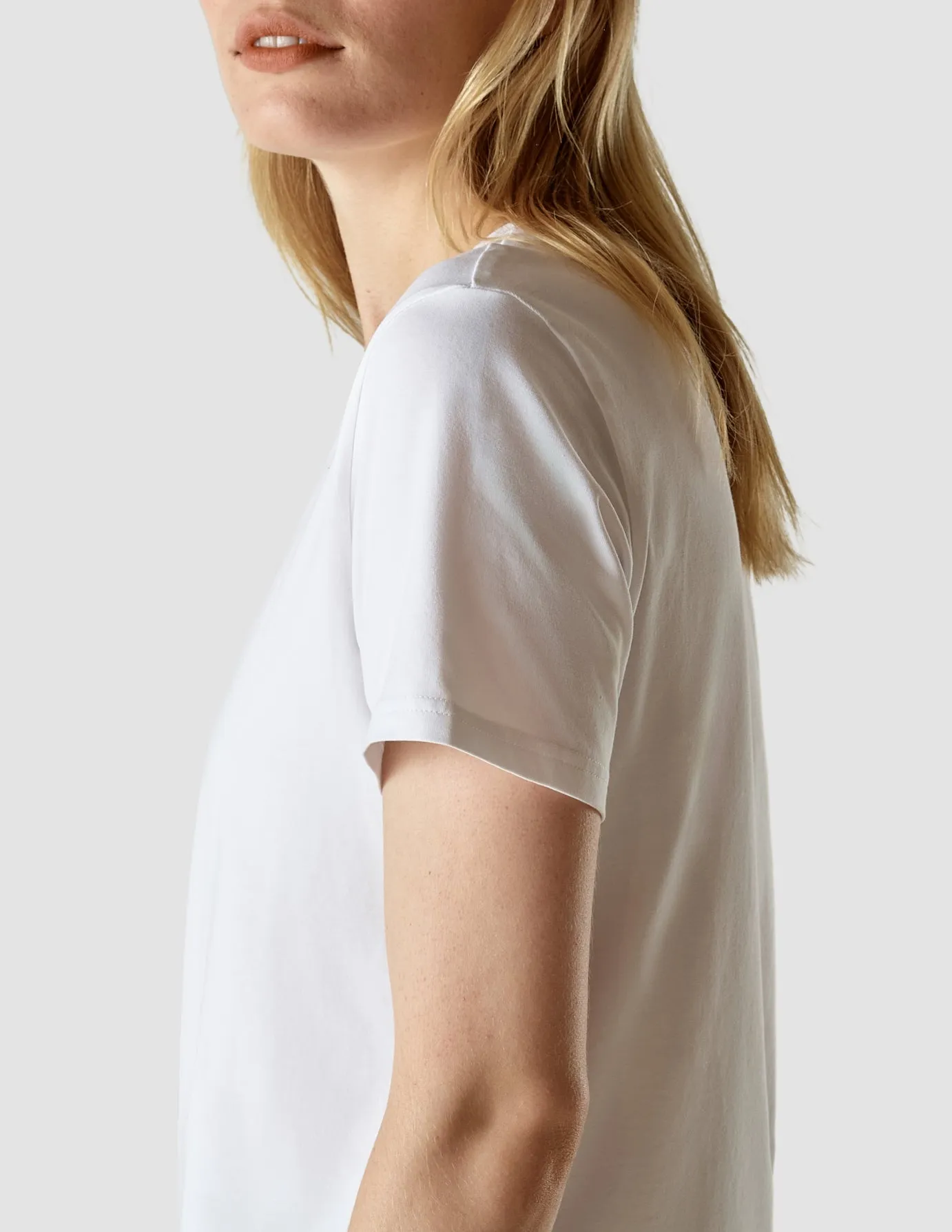 Supima T-shirt White New Yorker Recycled materials
