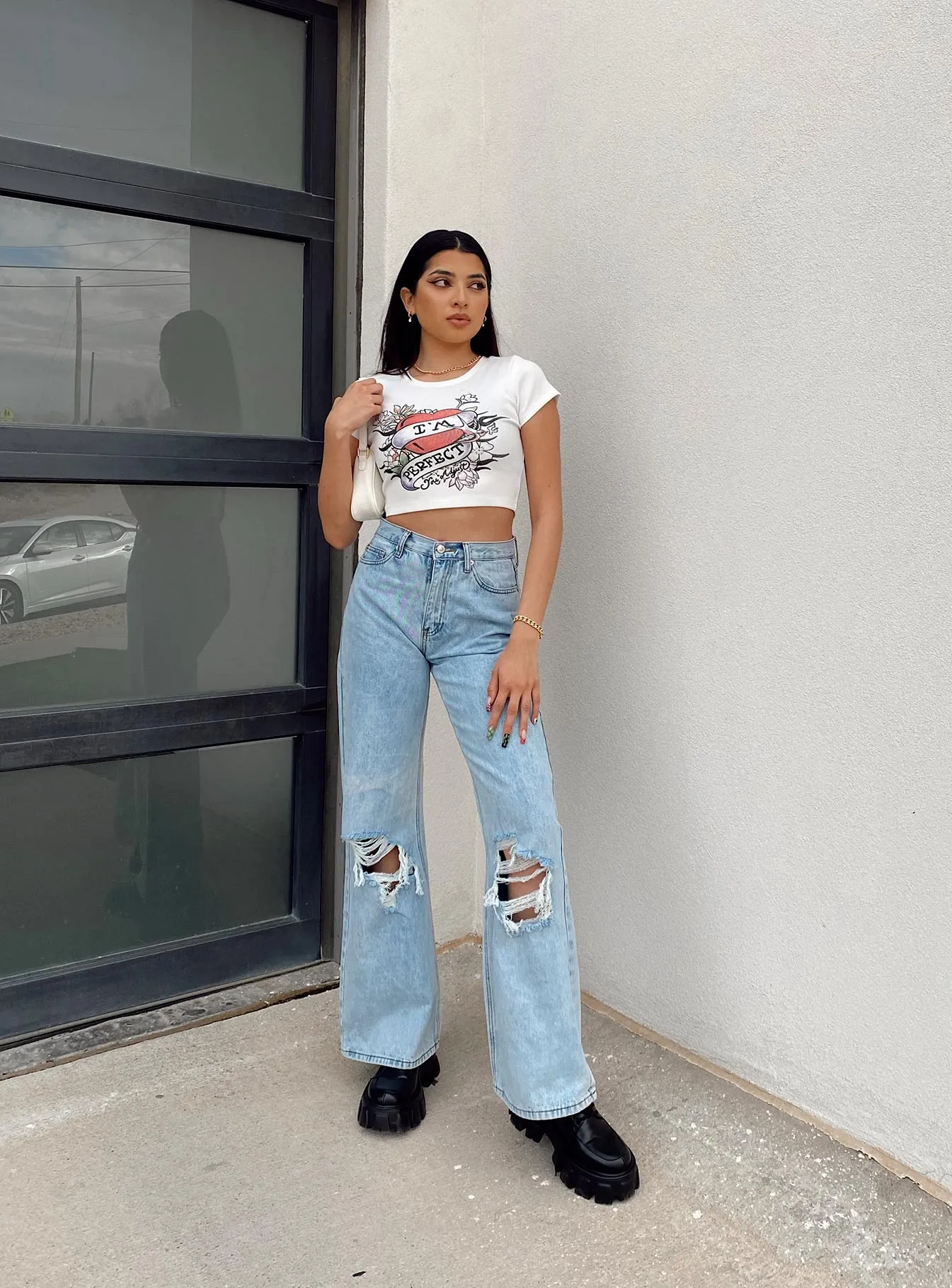 You Adjust Tee White Everyday Look Wear