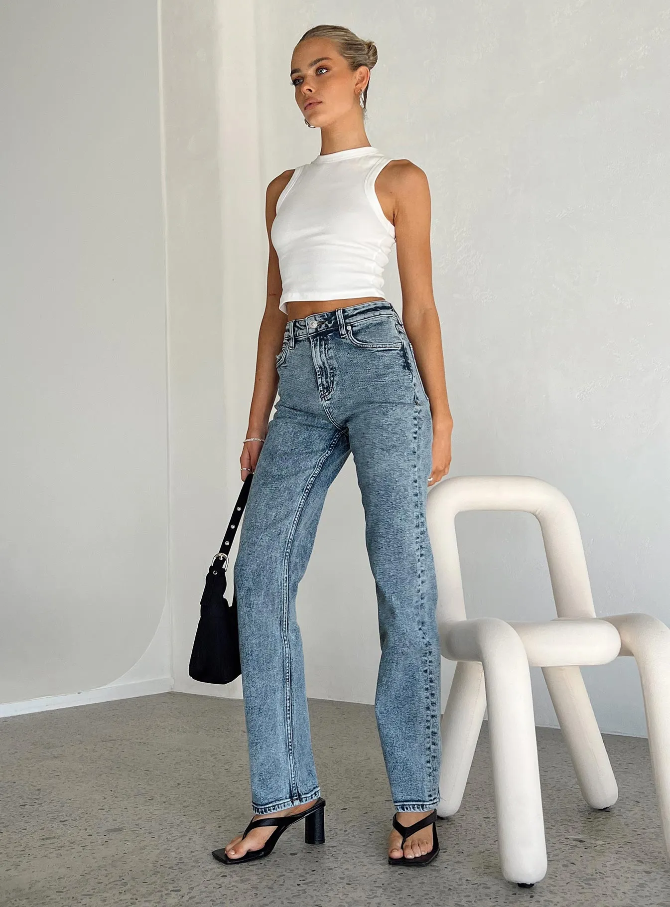 Calabasas Straight Leg Jeans Denim Breathable Feel Eco Friendly Dye