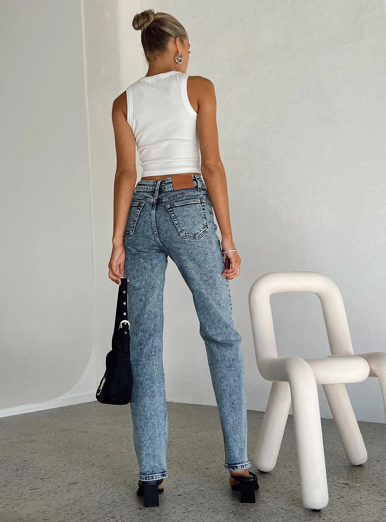 Fall Outfit Calabasas Straight Leg Jeans Denim