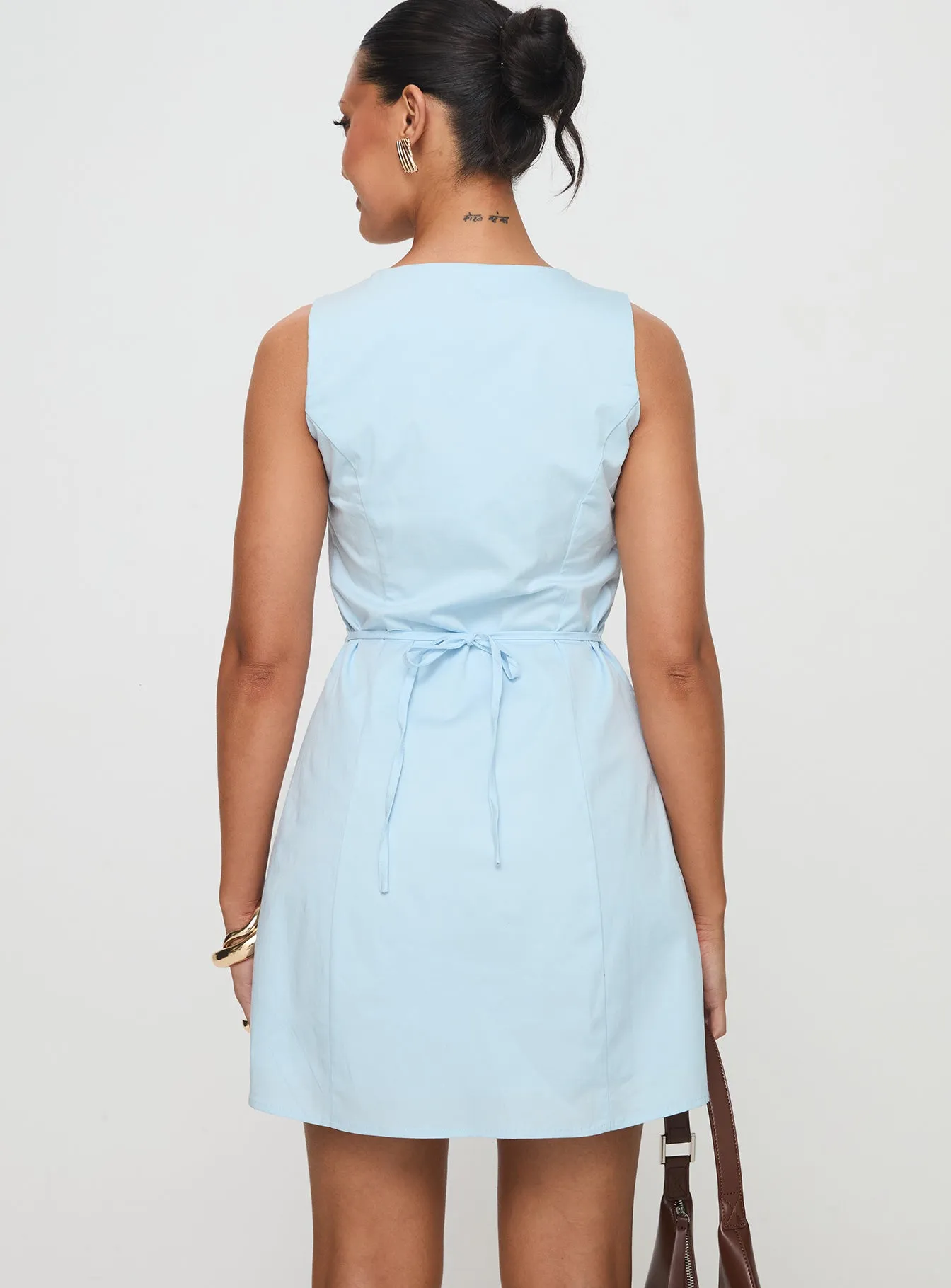 Soft-touch summer dress Chic dress for outings Talisse Dress Blue
