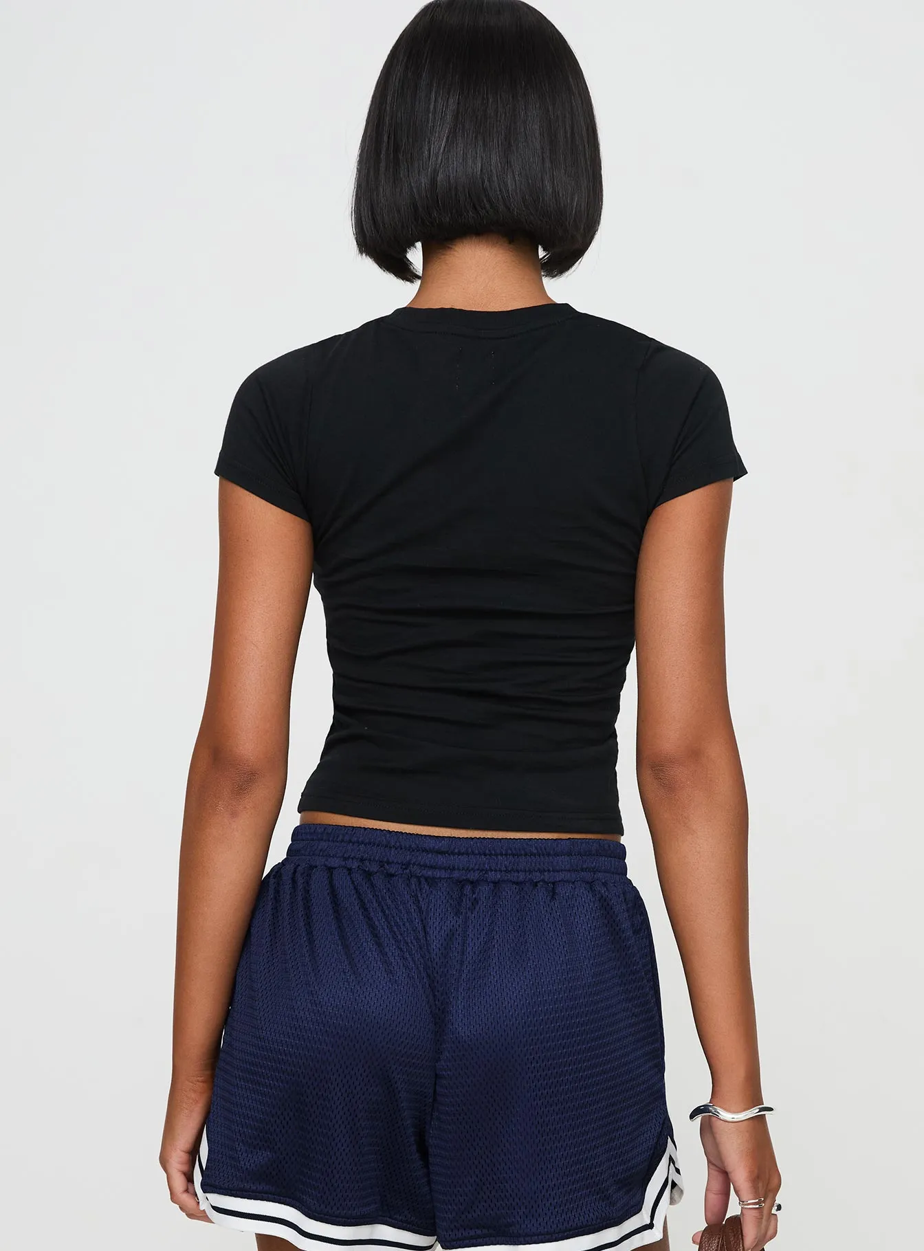 California Motel Tee Washed Charcoal soft fit Customer Favorite