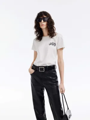 Light Design Personalized Cotton Love Print T-shirt