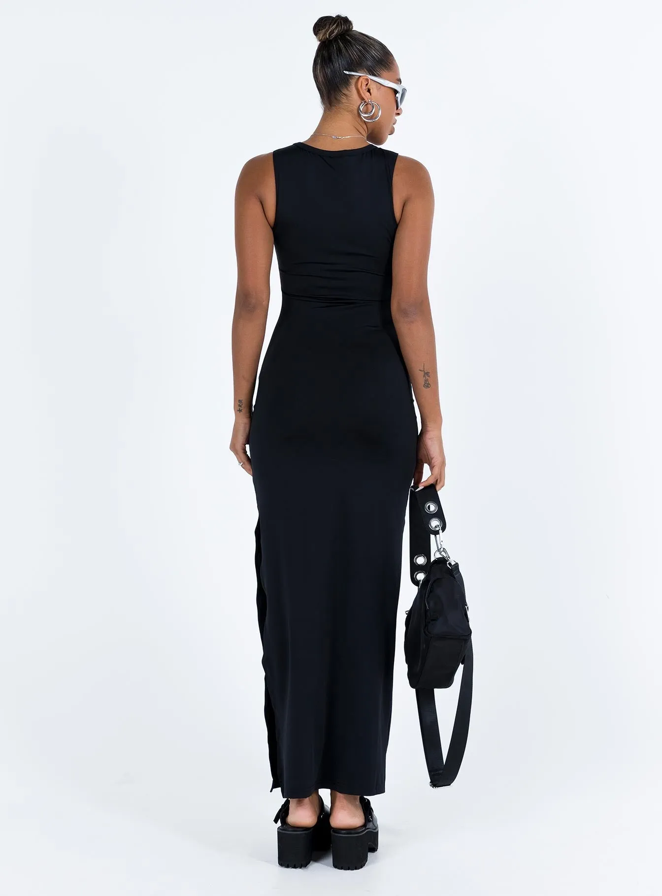Bena Maxi Dress Black Paris Mood Sun Kiss