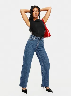 Abrand Carrie Jeans Daria Mid Vintage Blue Affordable Fashion Lover Basic Fashion