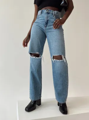 Daily Choice Classic Wear Party Look Abrand Slouch Jean Harley Rip Jeans