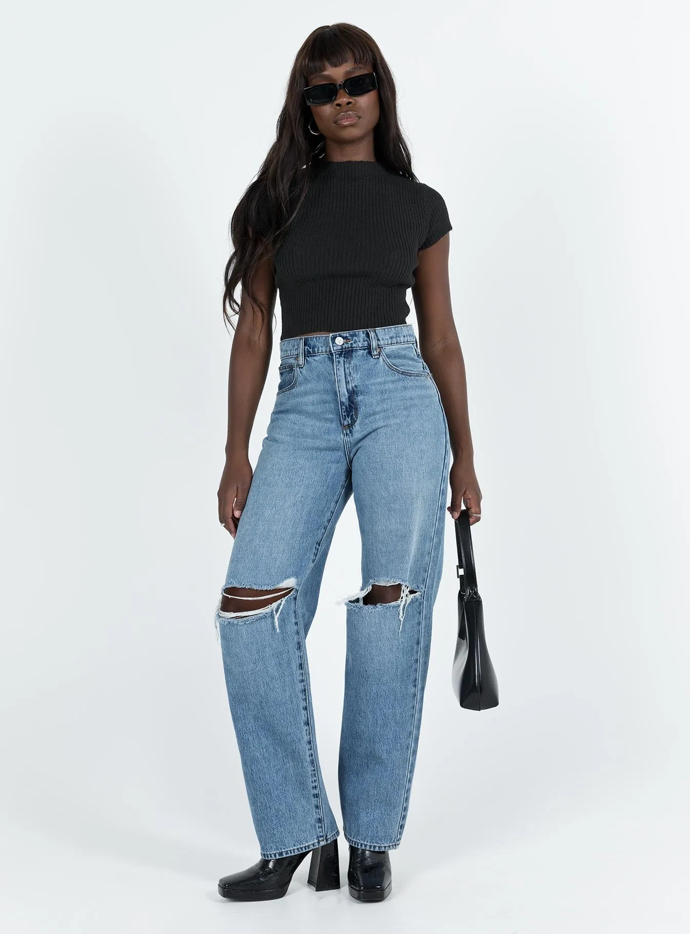 Abrand Slouch Jean Harley Rip Jeans Lightweight Construction Smart Casual Spring Mood Formal