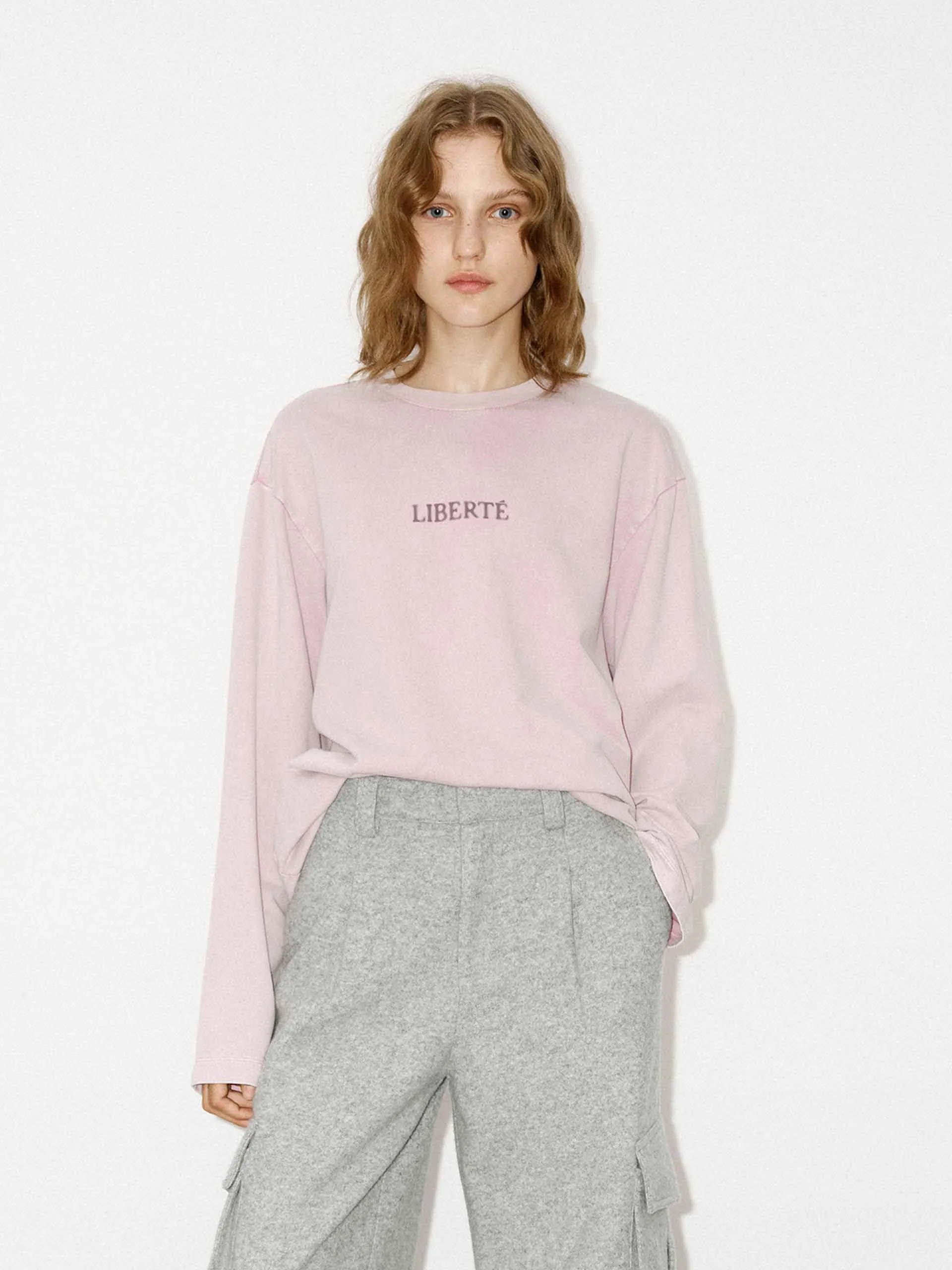 Distress Detail Cotton T-shirt Casual and Soft