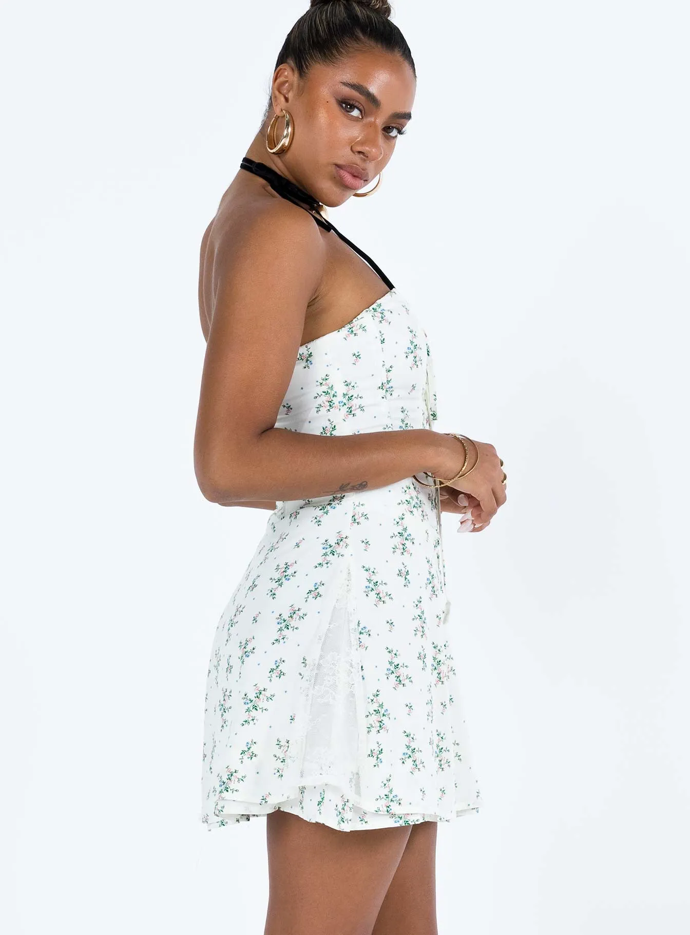 City Soft Peroli Corset Mini Dress Floral