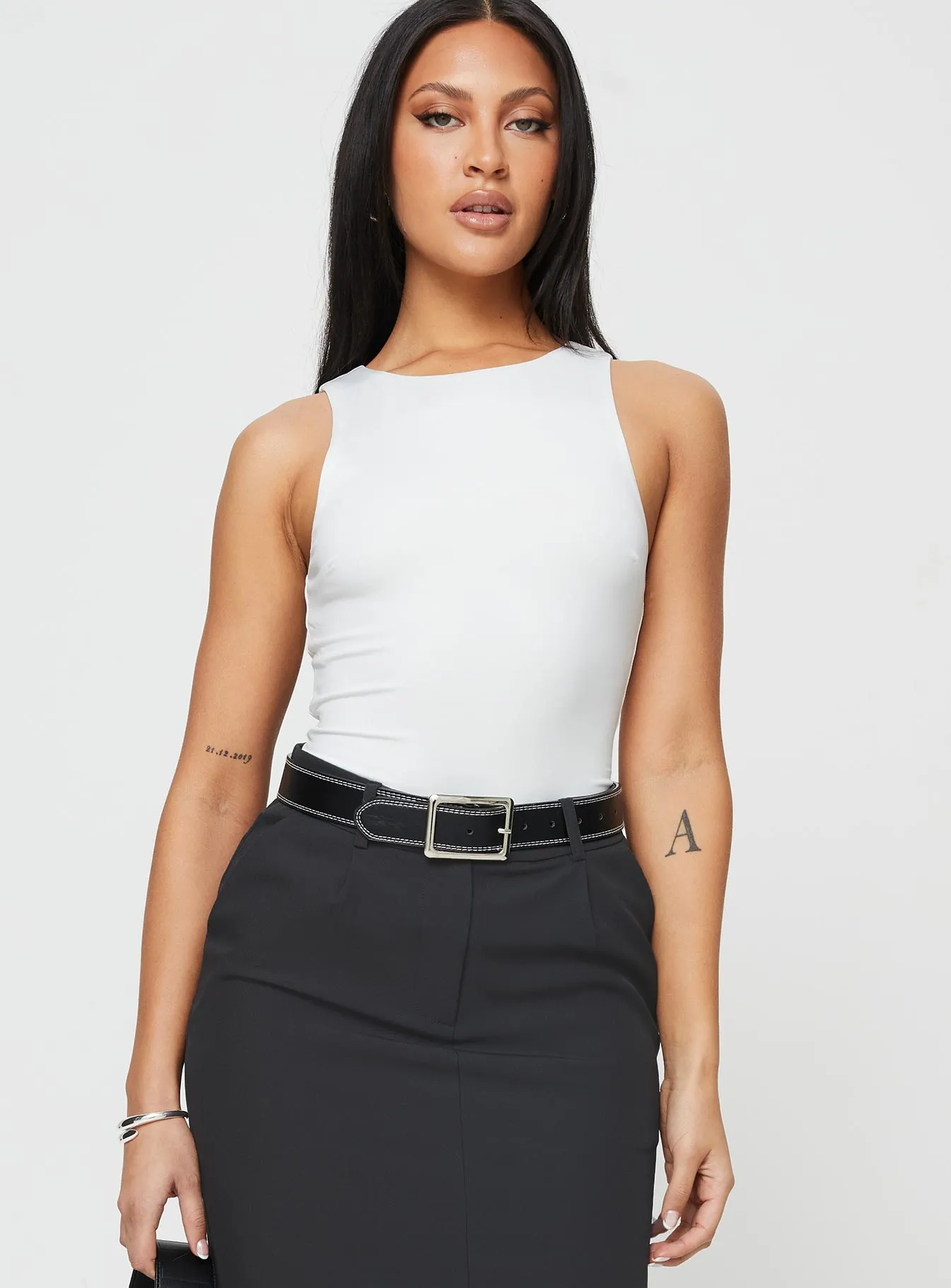 Karimo Bodysuit White Date Comfy