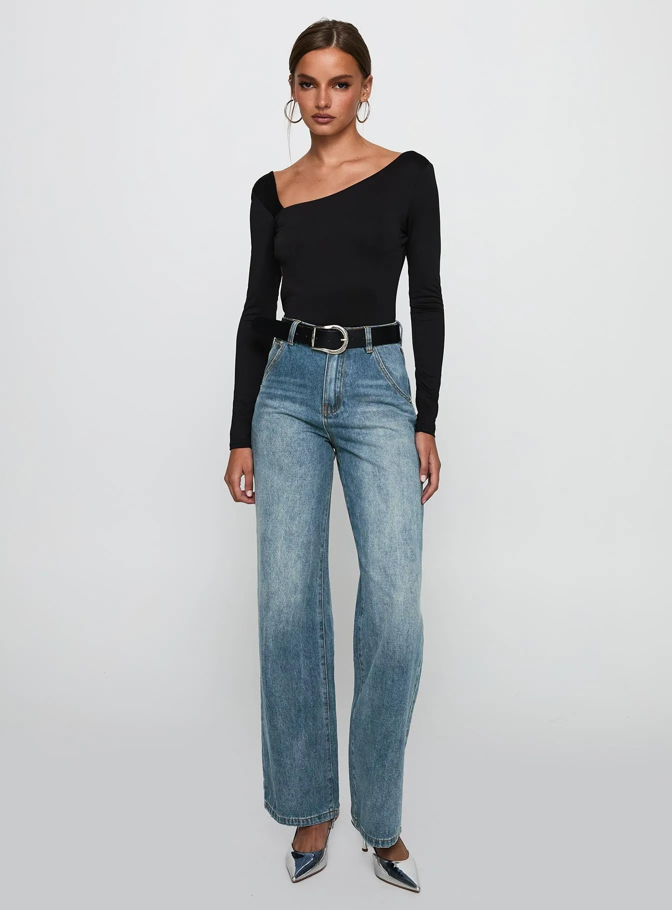 Look This Good Backless Bodysuit Black Festival Smart Luxury Teen