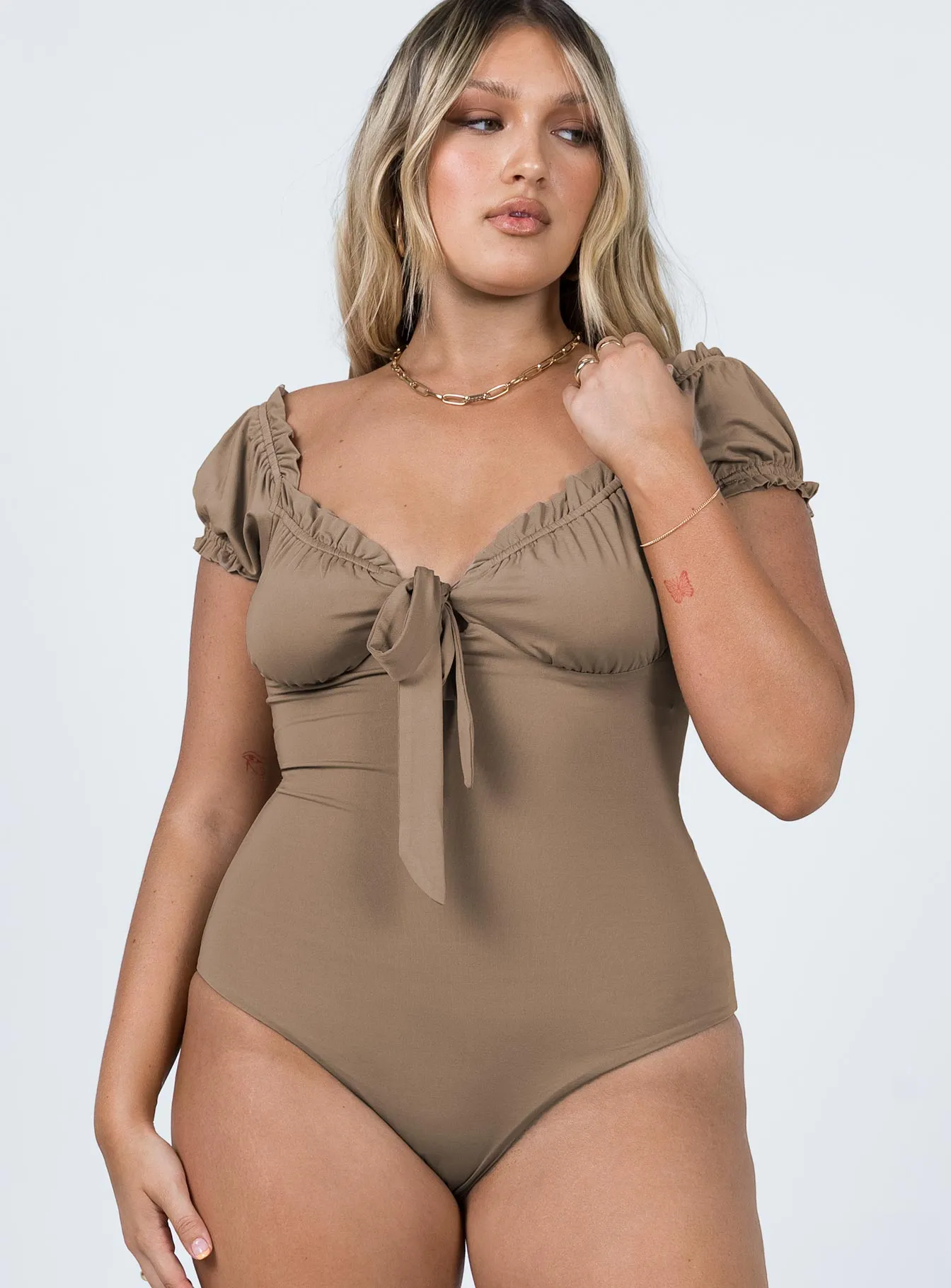 Sharp Youth Medina Bodysuit Brown