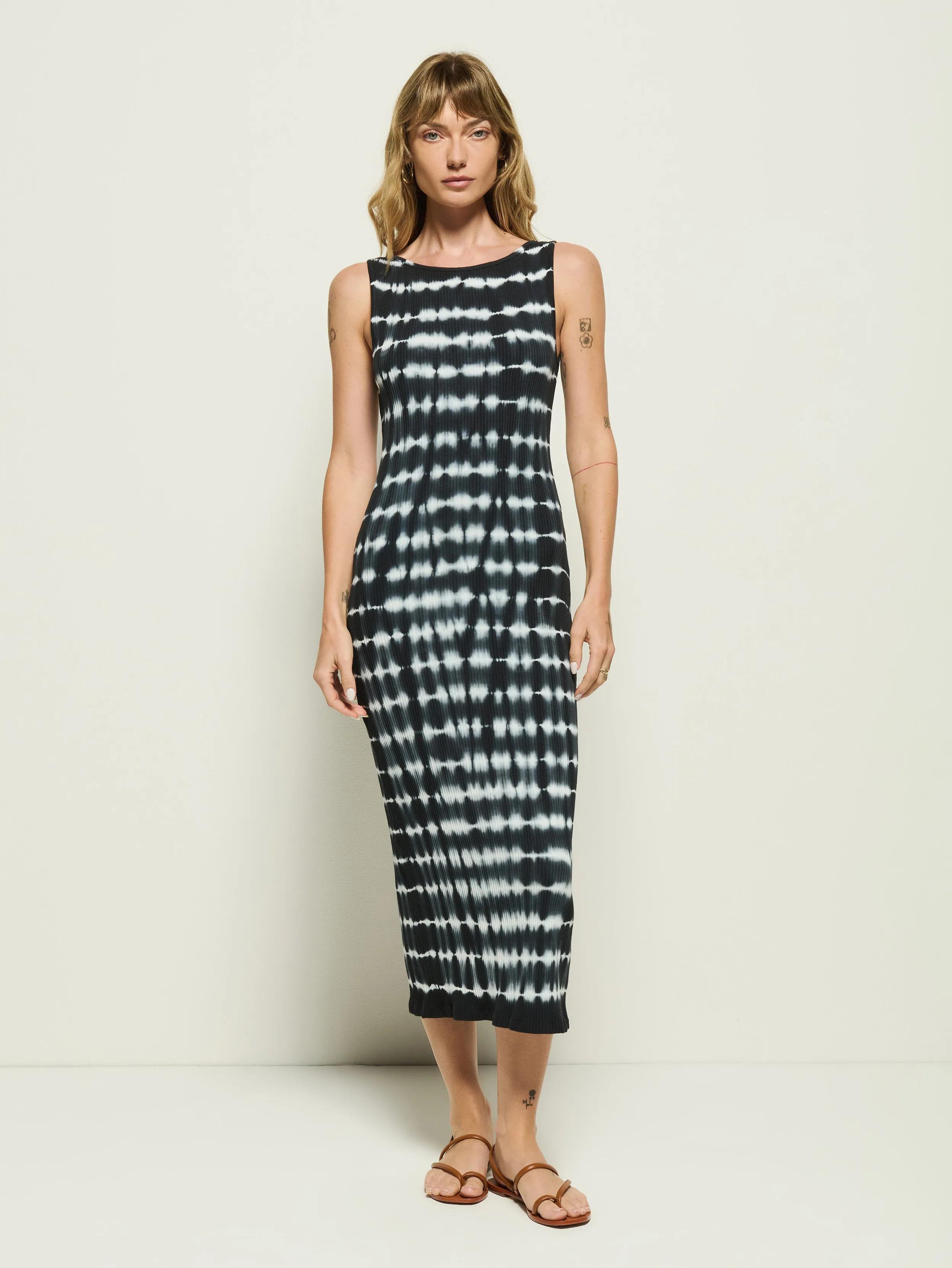Street Lamp Christy Tie Dye Midi