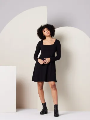 Eco Core Relax Mode Sonnet Dress - Black