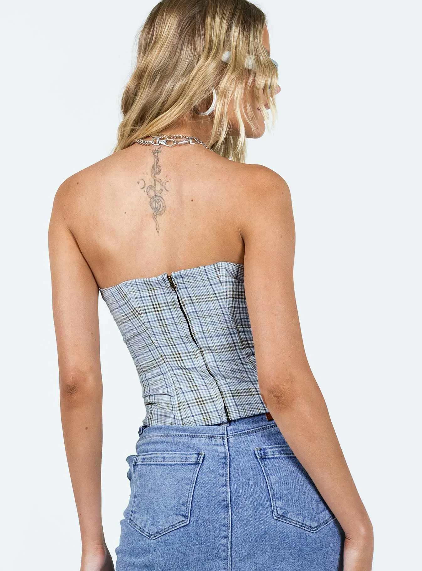 HeatSealed Seams Catalonia Tube Top Blue