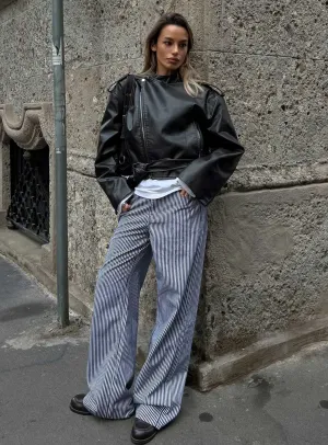Top Model Jean Navy Stripe Perfect Fit