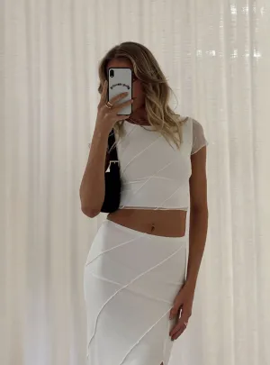 Quick Fit Mateo Top White