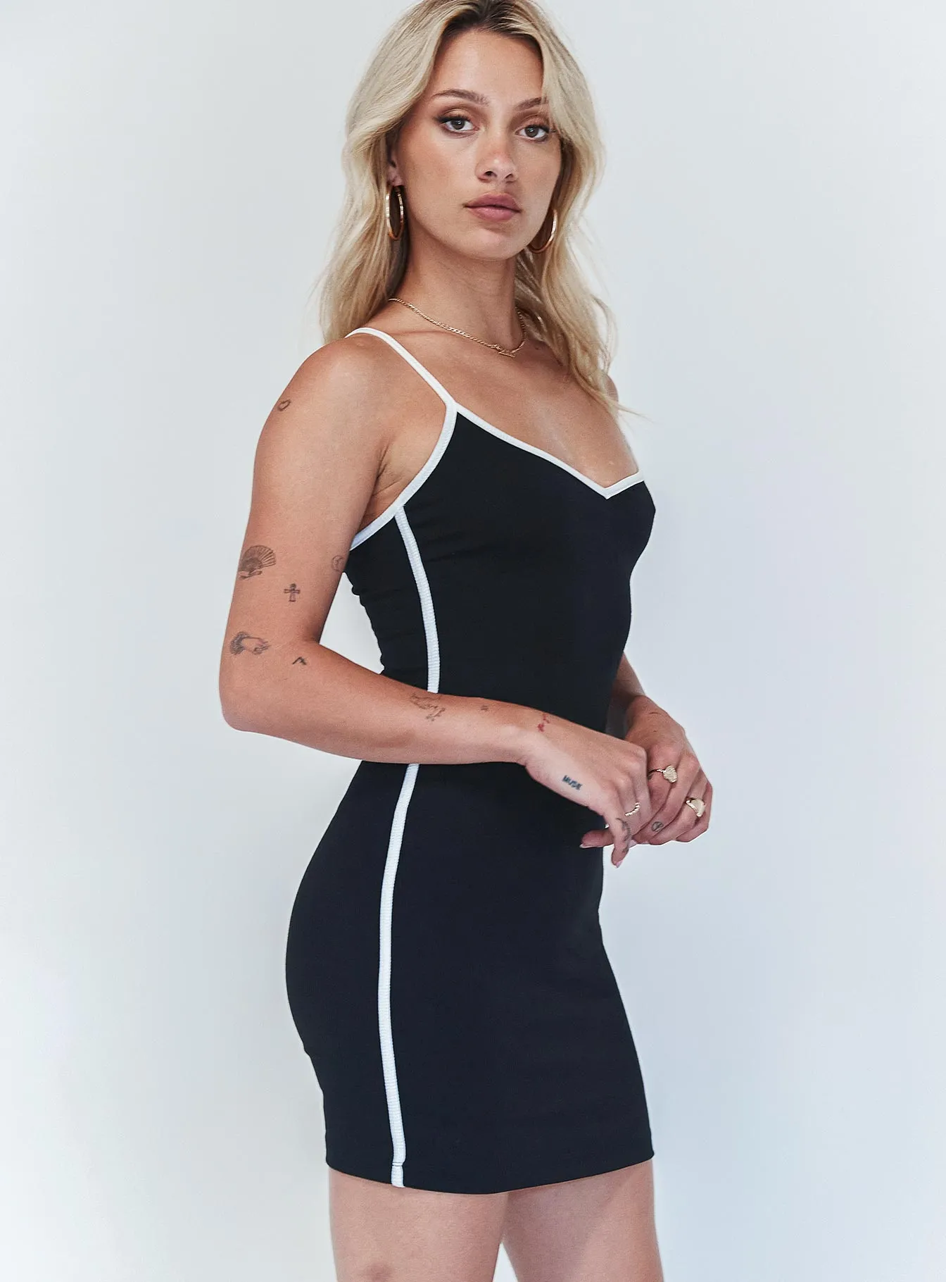 Edge Light Arabellae Mini Dress Black
