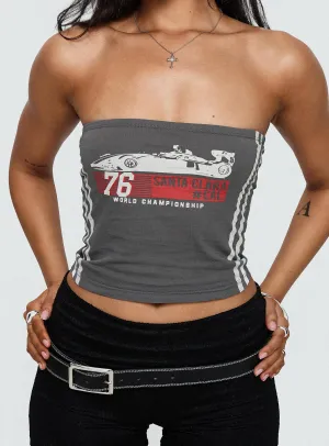 Airflow Vents Santa Clara Strapless Top Black
