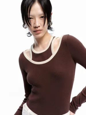 Travel Trend EthicalProduction Cut shoulder Cotton T-shirt