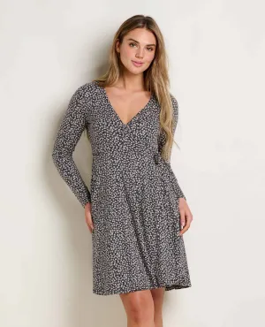 Freesia Long Sleeve Wrap Dress Cozy Vibe ZeroRestrictionMobility