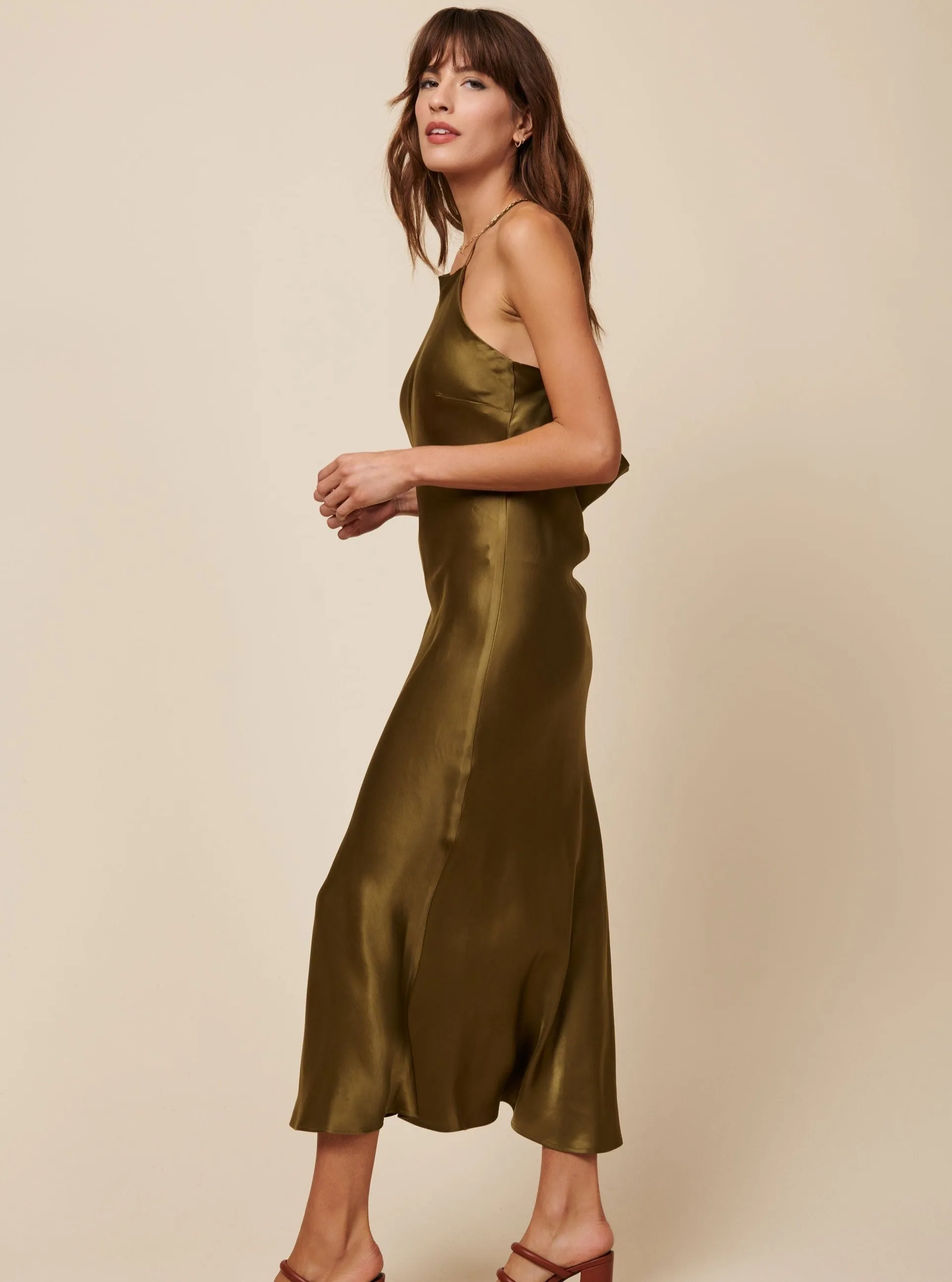 AntiSnagFabric Fiona Dress - Hunter