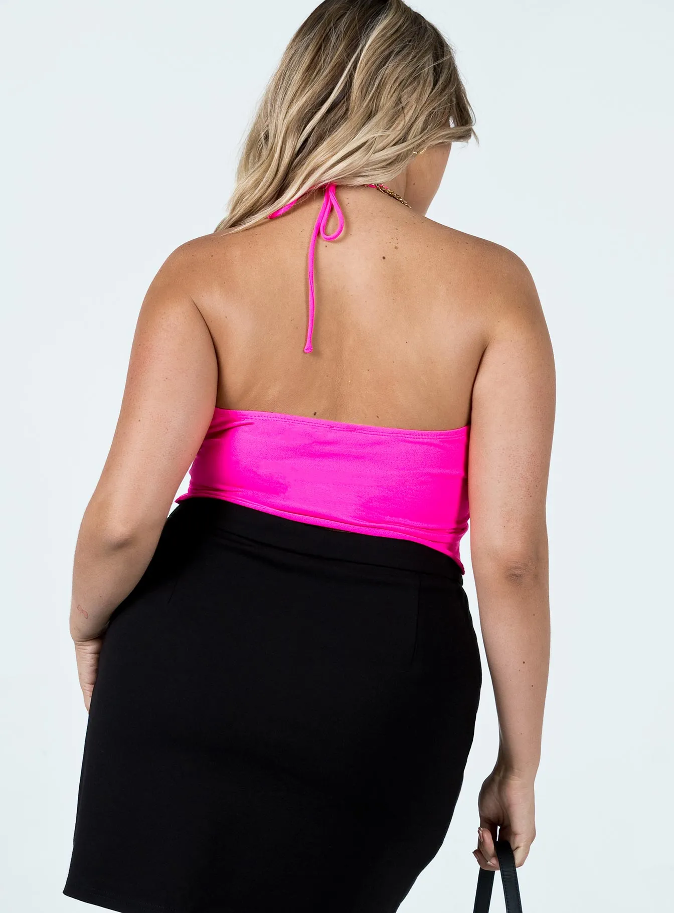 Carleigh Top Pink slim fit