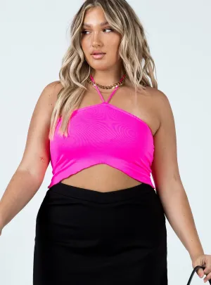 Carleigh Top Pink Ultra Soft Handfeel OdorResistant Coating