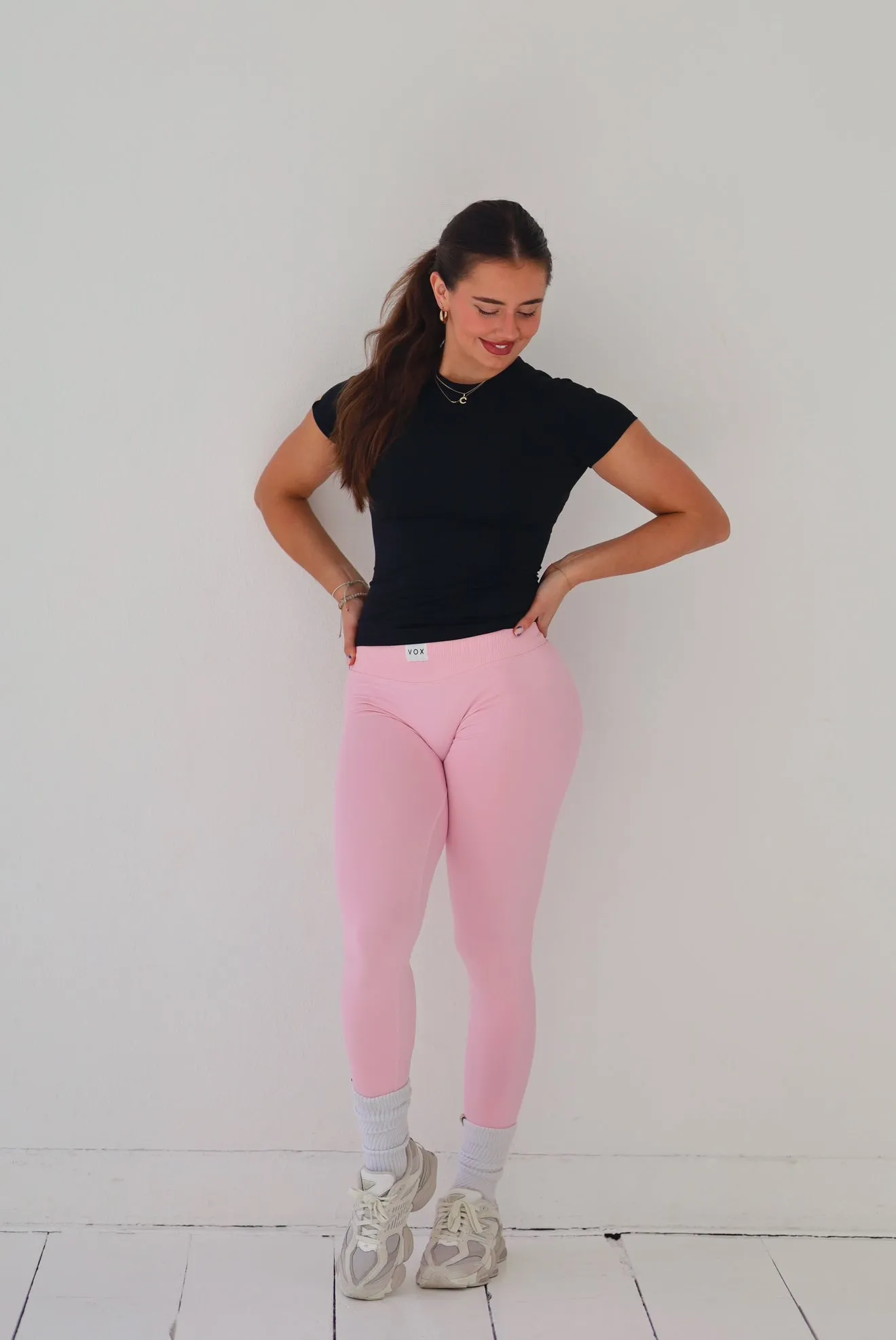 Indoor Wear Seamless Design Active Lifestyle Essential leggings in Blush