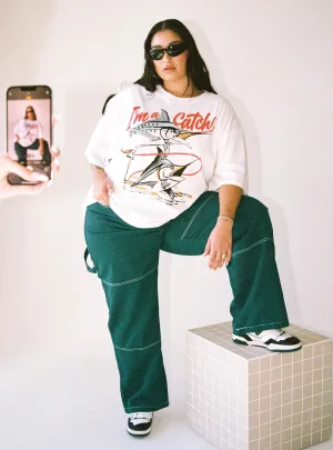 Sharp Vibe Copeland Jeans Green Curve
