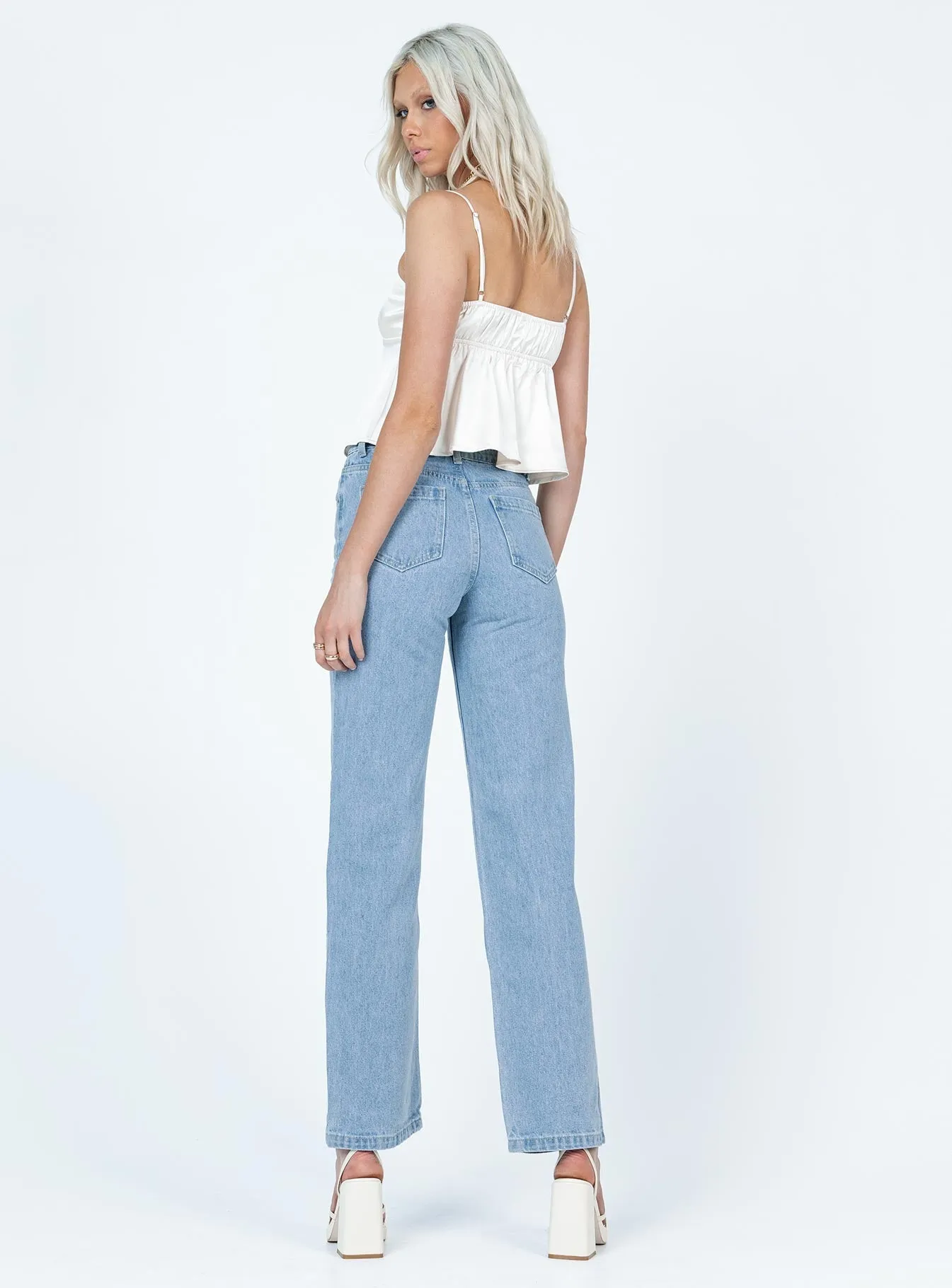 Breathable Feel Maverick Mid Waist Jean Denim