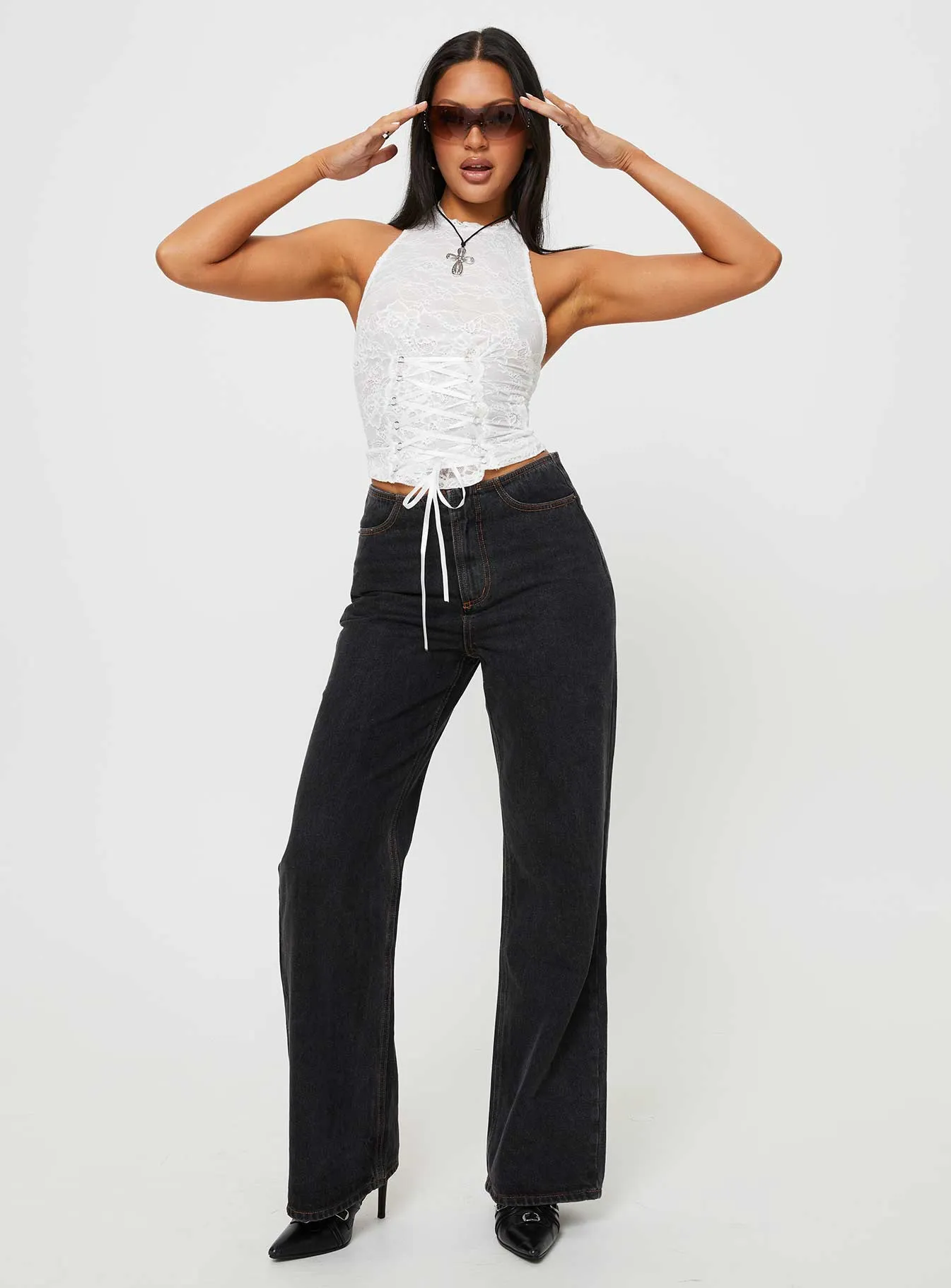 Practical Magic Jeans Charcoal Sleek Comfort Day Ready