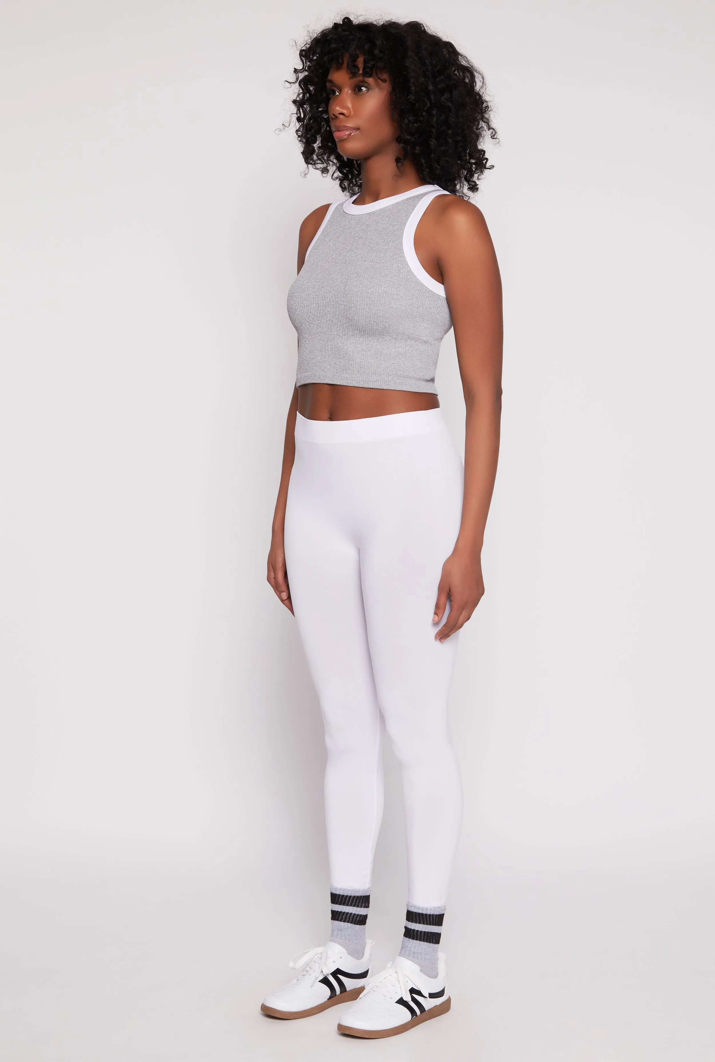 Seamless Basic High Waist Leggings High Performance
