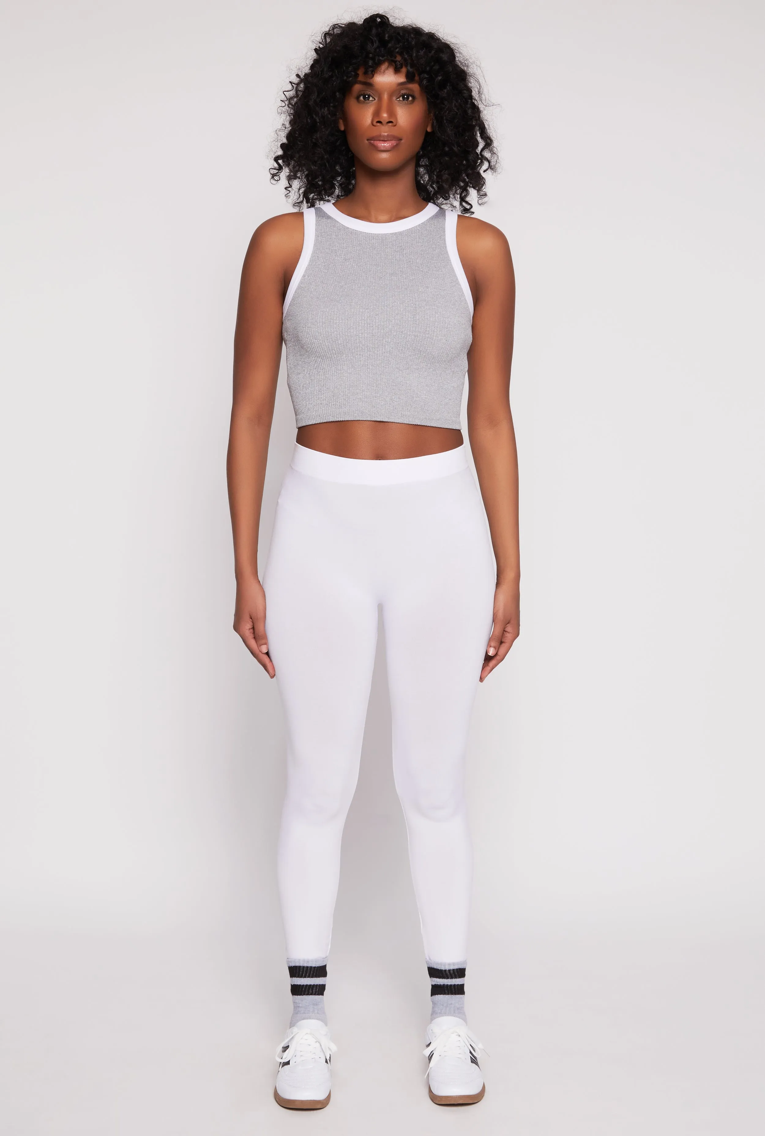 Seamless Basic High Waist Leggings Non Irritating Body Flex