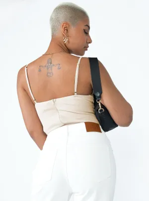 Clean Fresh Benjamin Bodysuit Beige