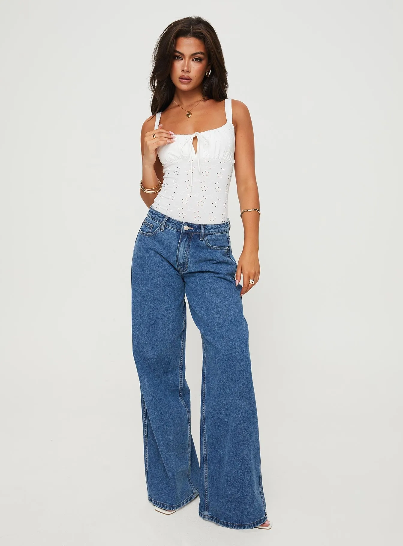 Street Home Buring Bodysuit White