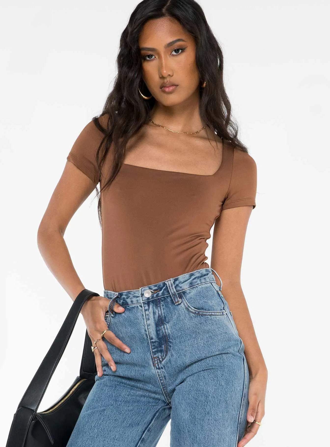 Byer Bodysuit Brown Retro Kids Stylish Fancy