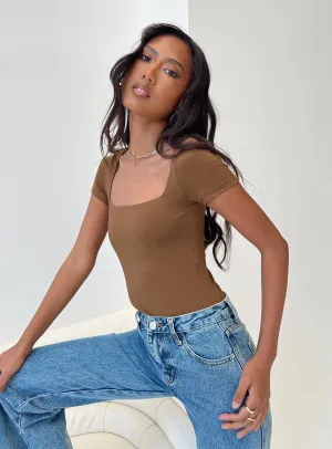 Smart Model Byer Bodysuit Brown