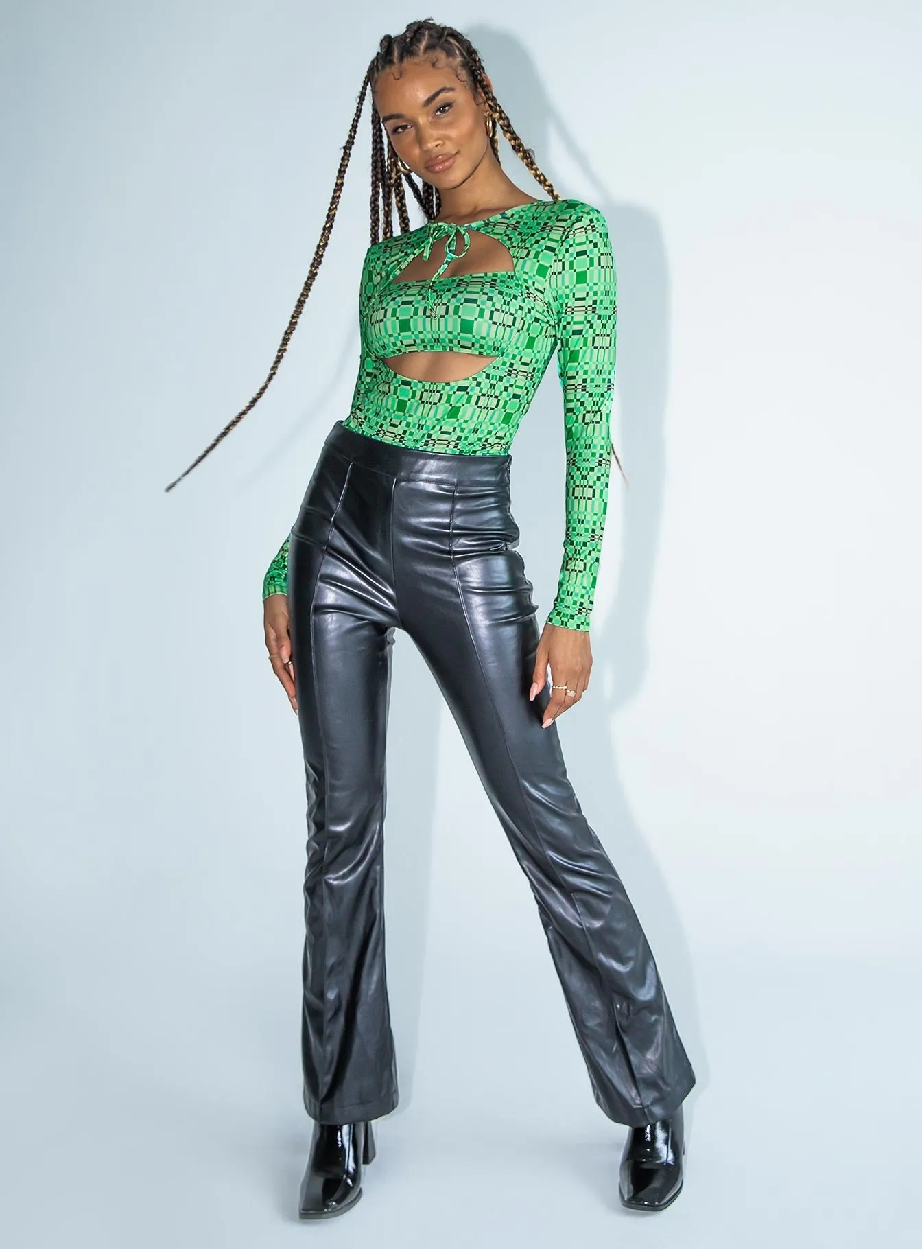 Durable Teen Hypnotize Bodysuit Green